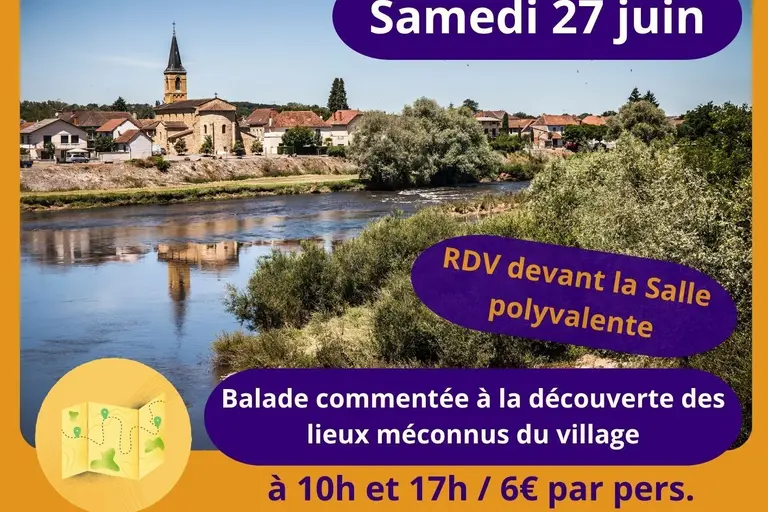 Tour et détours au bourg de Chambilly à Chambilly